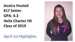 Jessica Husted #17 Setter Highlights 16-1 LJV Class of 2019
