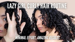 I USED A MAGIC MOUSSE for this Lazy Girl Curly Hair Routine | One Styling Product + Air Drying Curls