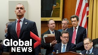 Ex-Trump campaign chief Corey Lewandowski battles Democrats at fierce impeachment hearing