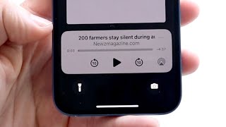 How To Remove Music Player Widget On iPhone Lock Screen! (2023)