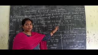 Problem solving based on interpretation of balanced chemical equations | part 9| chemical equations