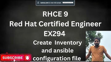 Day-04 | RHCE | Inventory and ansible configuration file | SysOpsNet | EX294