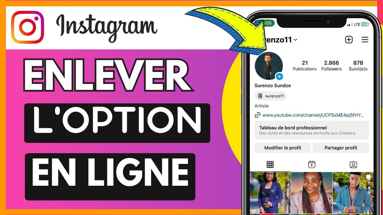 Comment Enlever L'option En Ligne Sur Instagram (Très Facile) - YouTube