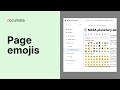 Express yourself with emojis in pages | Documate for ServiceNow