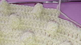 Amazing and cut crochet knitting for cardigan