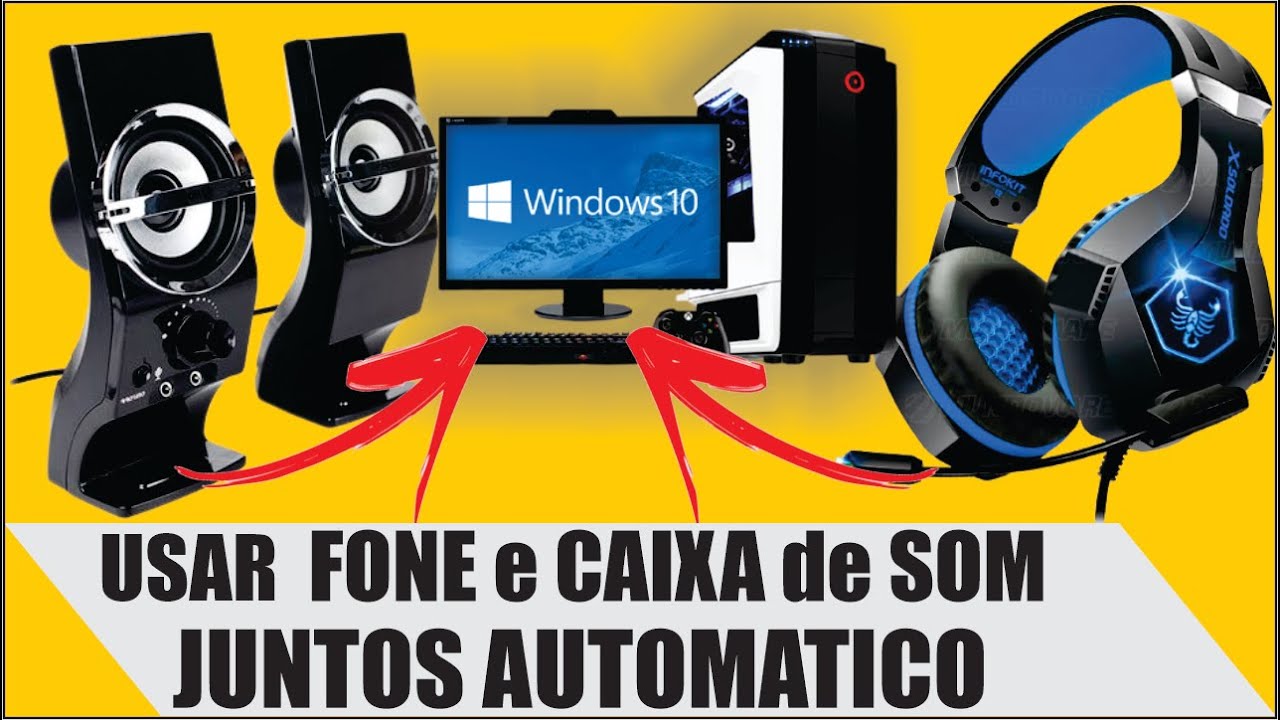 Como reproduzir áudio em fones de ouvido e alto-falantes ao mesmo tempo no  Windows 10 | Dz Techs