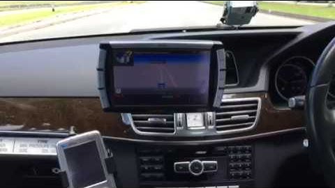 A Mobile Display Terminal (MDT) installed in a ComfortDelGro taxi