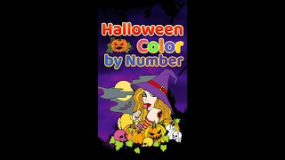 Halloween Color by Number Painting Book Art