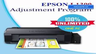 Epson L1300 Adjustment Program, How to reset Epson Printer