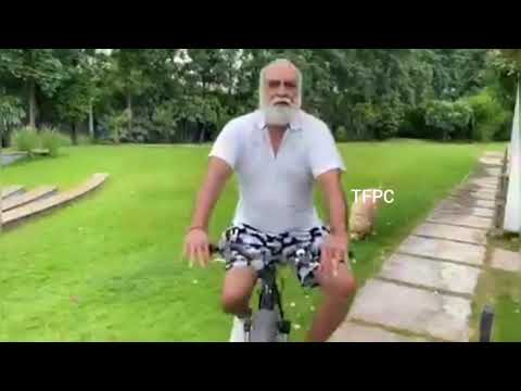 Director Raghavendra Rao Cycling At His Garden | TFPC