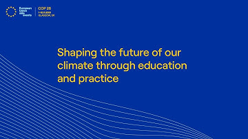 Shaping the future of our climate through education and practice (GMT Time)