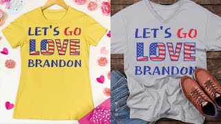 Official Let's Go Brandon Chant Joe Biden Event Sports T Shir 3t V Neck T Shirt