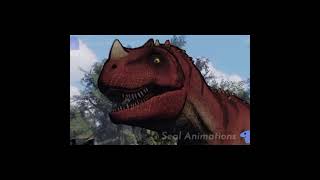 Velociraptor pyroraptor vs ceratosaurus part 2 #animation @SealAnimations #jurassicworld