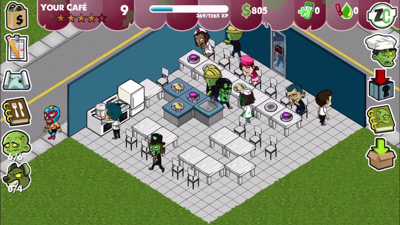 Zombie Café Episode 2 /\ New Café Design YouTube