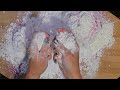 ✨ASMR Baking Soda + Cornstarch🎧| ✨Glitter | Crumble | Crunchies | Sifting | Relaxation