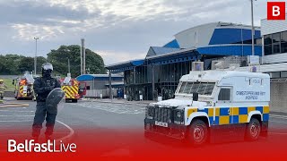 Larne Leisure Centre attacked as violence spreads across NI