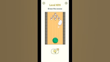 DOP 2 Level 1076 Walkthrough - "Erase the excess (bowling)" #shorts