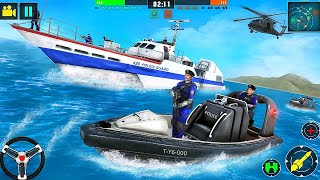 Real Police Speed Boat Gangster Chase Games - Boat Game 2021 - Android Gameplays screenshot 5
