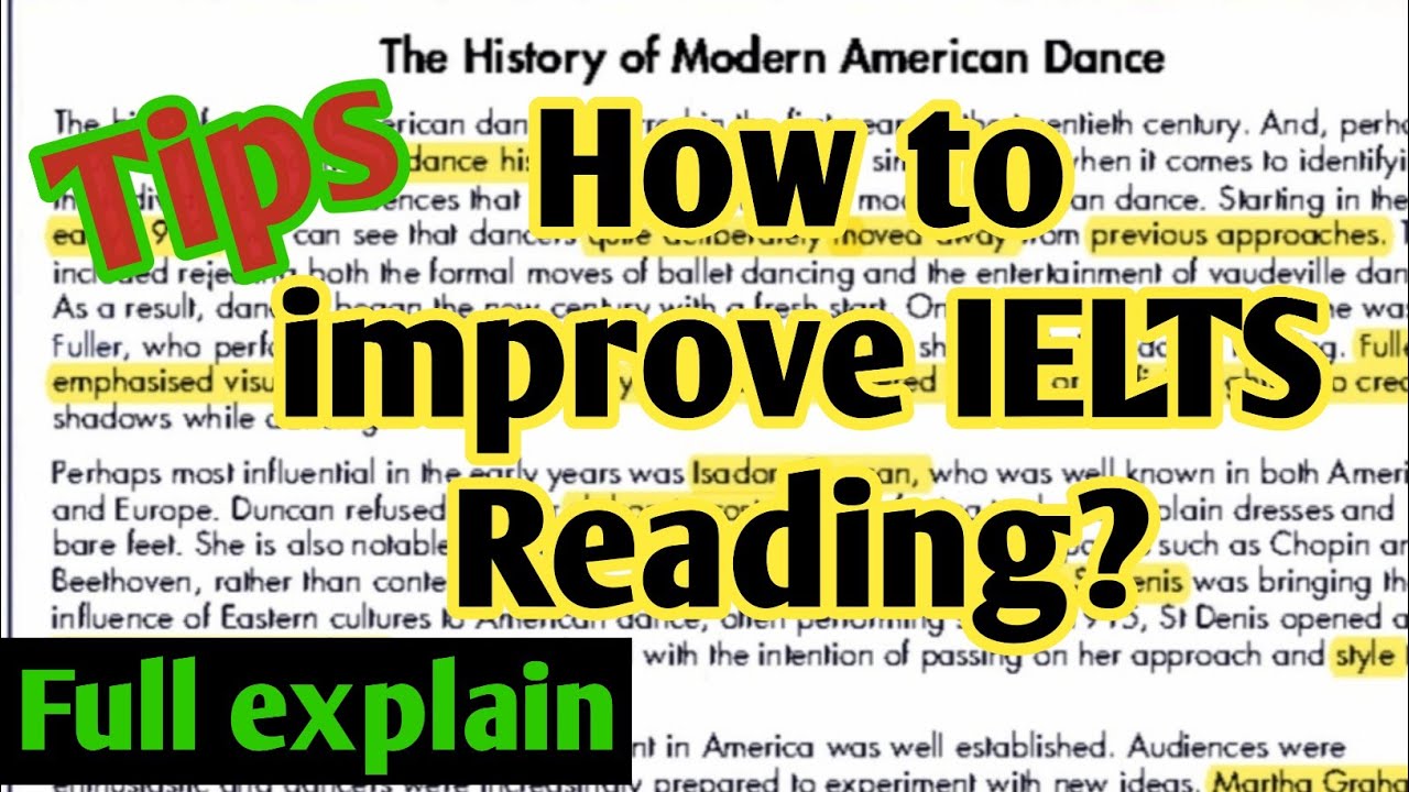 IELTS PREPARATIONS 2026 HOW TO IMPROVE IELTS READING - YouTube