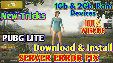 PUBG LITE SERVER ERROR FIX // PUBG MOBILE LITE ALL PROBLEMS FIX // HOW TO DOWNLOAD PUBG MOBILE LITE