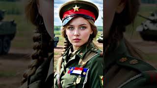 #beautiful female Russian soldiers #reel #shorts