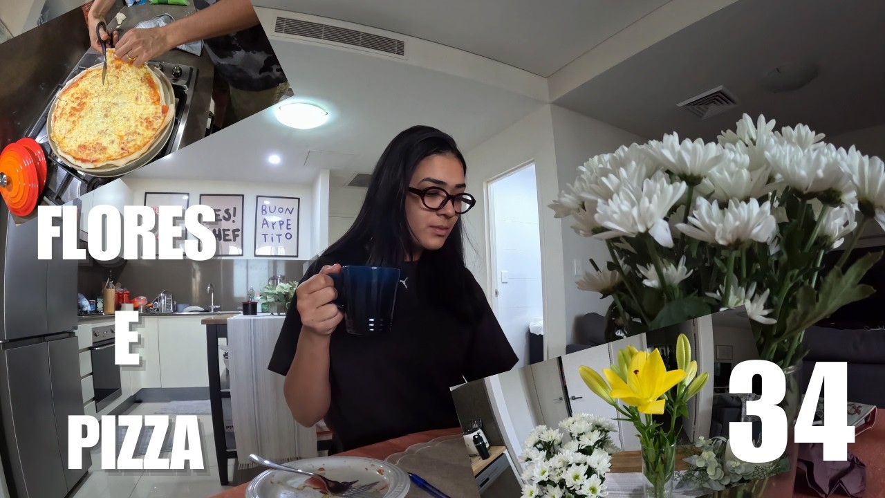 GANHEI FLORES! 💐✨ | Montando arranjos de Lírios e organizando a casa - VLOG #34