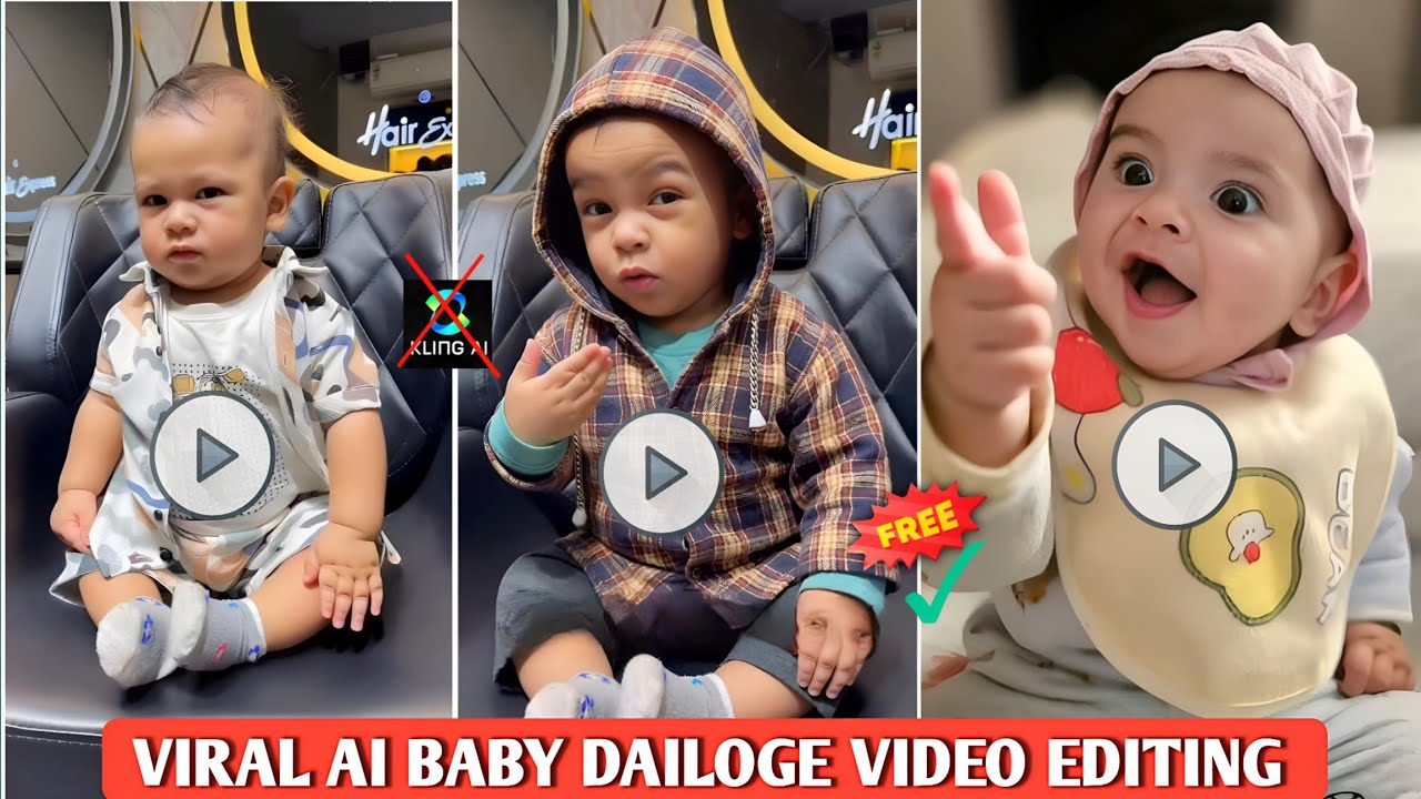 Baby AI Dialogue Video Kaise Banaye 😍 | Bacchon Ka Dialogue Bolta Hua AI Video Kaise Banaye