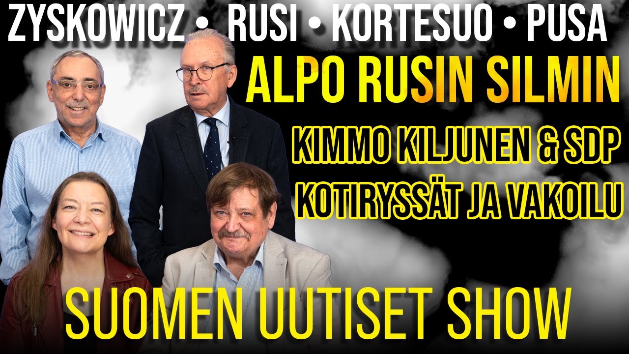 Alpo Rusin silmin: Kimmo Kiljunen & SDP, Venäjän vakoilu ja Tiitisen lista. Suomen Uutiset Show #15