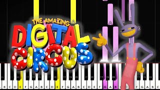 Jax Song Theme THE AMAZING DIGITAL CIRCUS | Piano Tutorial