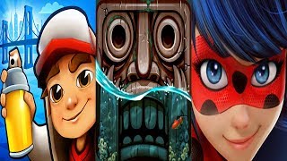 Subway Surfers 2018 New York VS Temple Run 2 Lost Jungle VS Miraculous Ladybug & Cat Noir screenshot 3