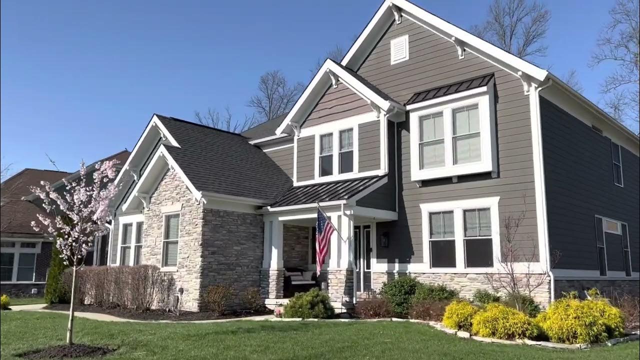 Beautiful houses in Thorpe Creek Fishers Indiana YouTube