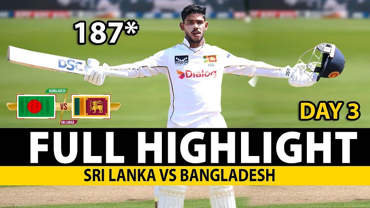 FULL HIGHLIGHTS l BANGLADESH VS SRI LANKA l 1ST TEST MATCH DAY 3 l BAN VS SL
