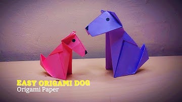 Easy Origami Dog 🐶✨ | Simple Paper Dog Tutorial