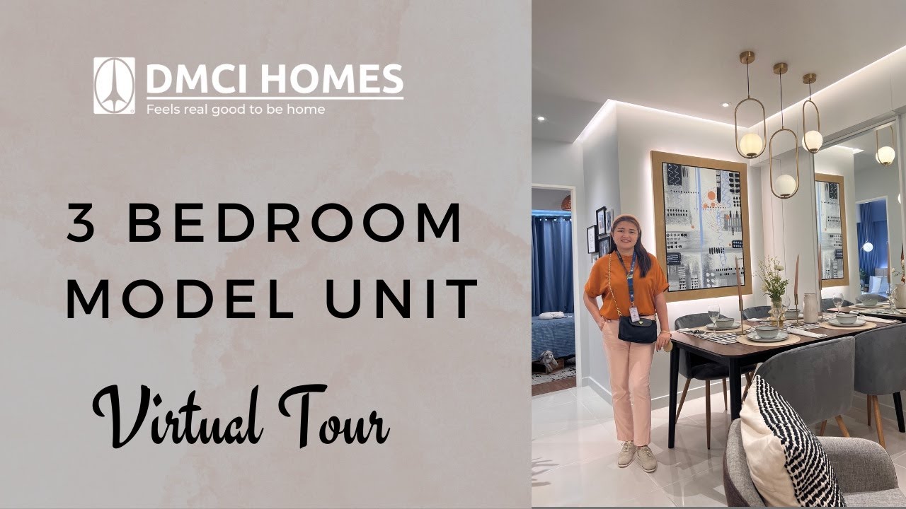 DMCI Homes' 3BR Model Unit - YouTube