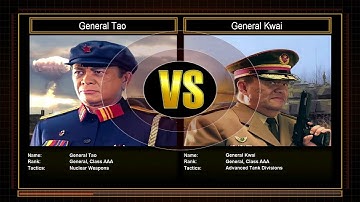Shockwave Challenge Mode: General Tao vs General Kwai
