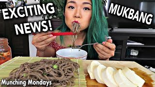 Cold Soba Noodles & Extra Soft Tofu VEGAN MUKBANG // Munching Mondays Ep.24 screenshot 2
