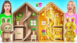 We Build Amazing Doll House For Labubu  Tiny House Makeover By Multi Do Smile