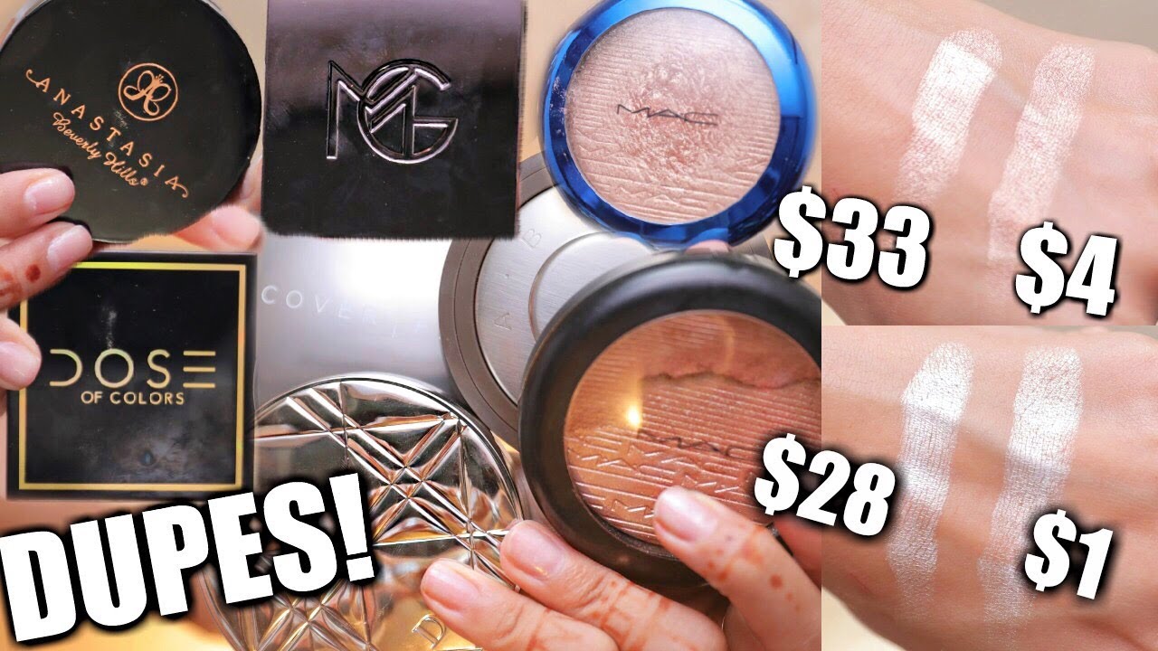 CHEAP DUPES FOR POPULAR HIGH END HIGHLIGHTERS
