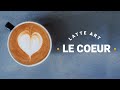 Latte art  le coeur