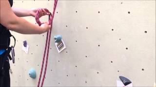 Aanleggen Abseil Hms Steek - Rechtshandig