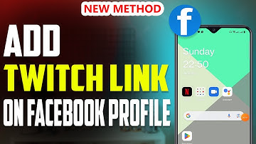 How to add twitch link on Facebook 2023