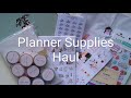 Planner Supplies Haul // Ft. AnnaRaeDesigns, Simply Gilded and Strawberry Like Designs #haul #washi