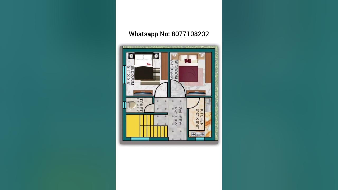 20-x-20-44gaj-modern-house-plan-400sqft-house-plan-hindi-urdu-youtube