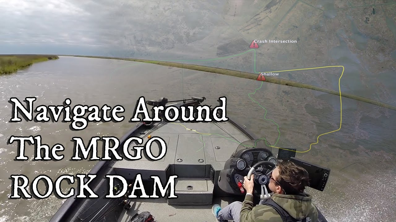 How To Get Around The MRGO Rock Dam in Hopedale, Louisiana YouTube