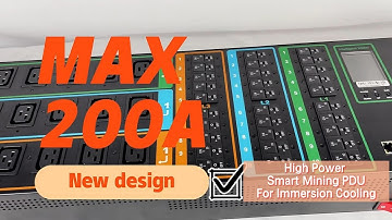 Immersion Cooling Smart PDU Power Distribution Unit Crypto Mining | ON/OFF Remote Control ASIC Miner