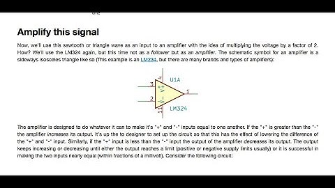 Operational Amp Lab on TinkerCAD
