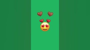 Love Emoji green screen | Animated Emoji #humloart