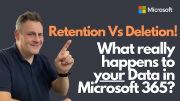 Bewaren versus verwijderen! Wat gebeurt er eigenlijk met uw gegevens in Microsoft 365?
