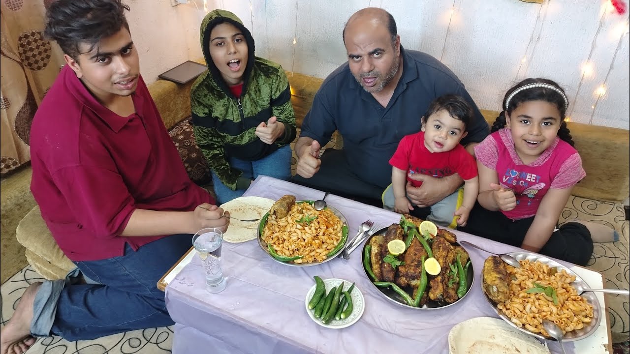 غدانا سمك ومكرونة