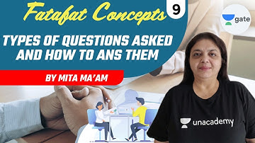 Types of Questions Asked & How To Ans Them - 1 | L 9 | Fatafat Concepts | GATE 2022 CSE | Mita Ma